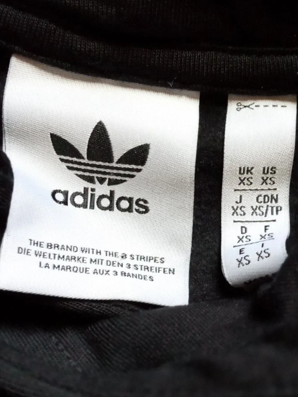 Adidas Three Stripe Jogger Set Black Mens XS/S (Not A Matching Set)